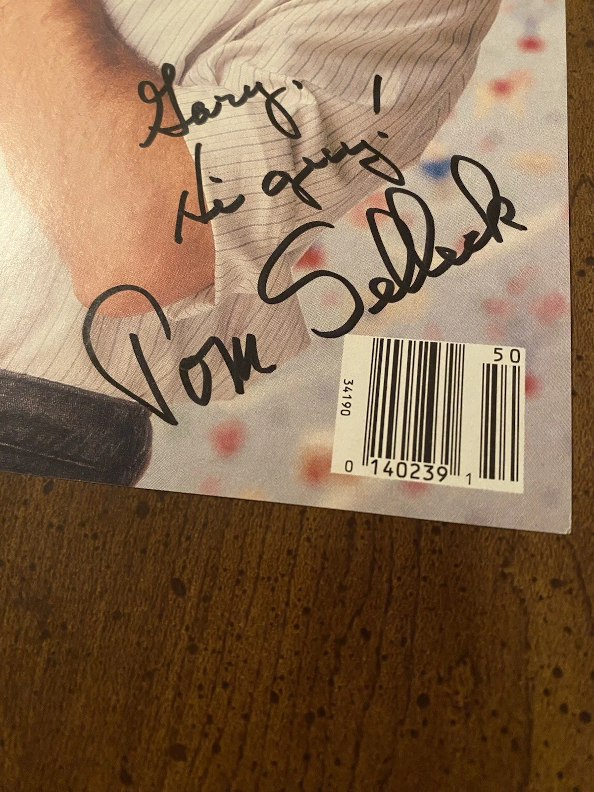 Tom Selleck — Tom Selleck Signed Autographed Magazine Cover With COA Three Men And A Baby, image 3