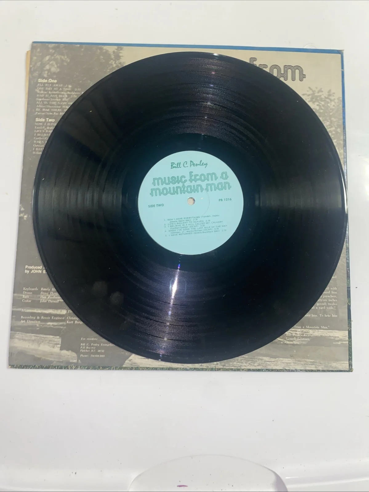 Rare**Bill C.Penley LP Record Signed To The Reverends Wife* Record And Album Art, изображение 5