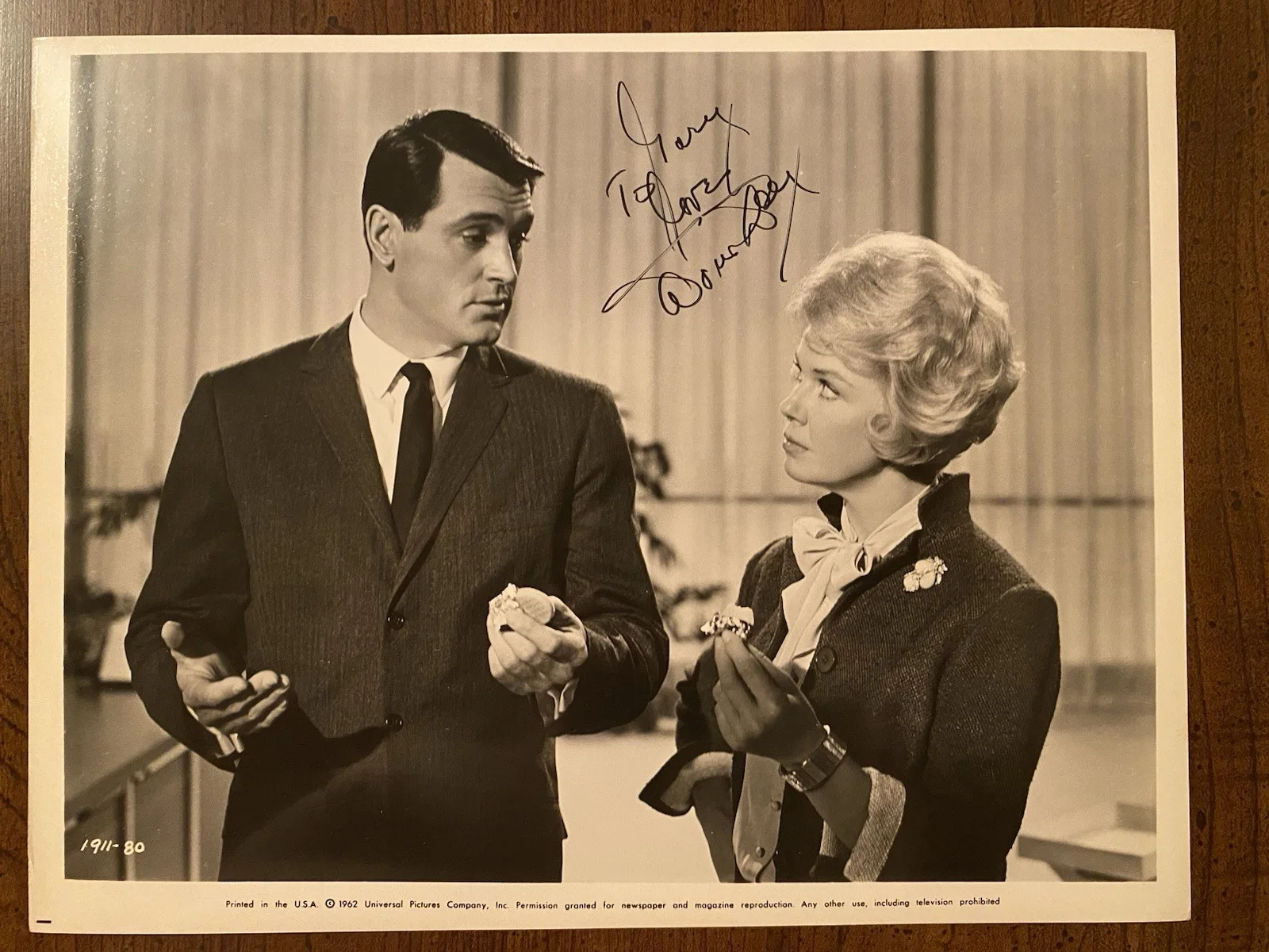 Doris Day — Doris Day Signed Autographed Photo With COA Lover Come Back w Rock Hudson