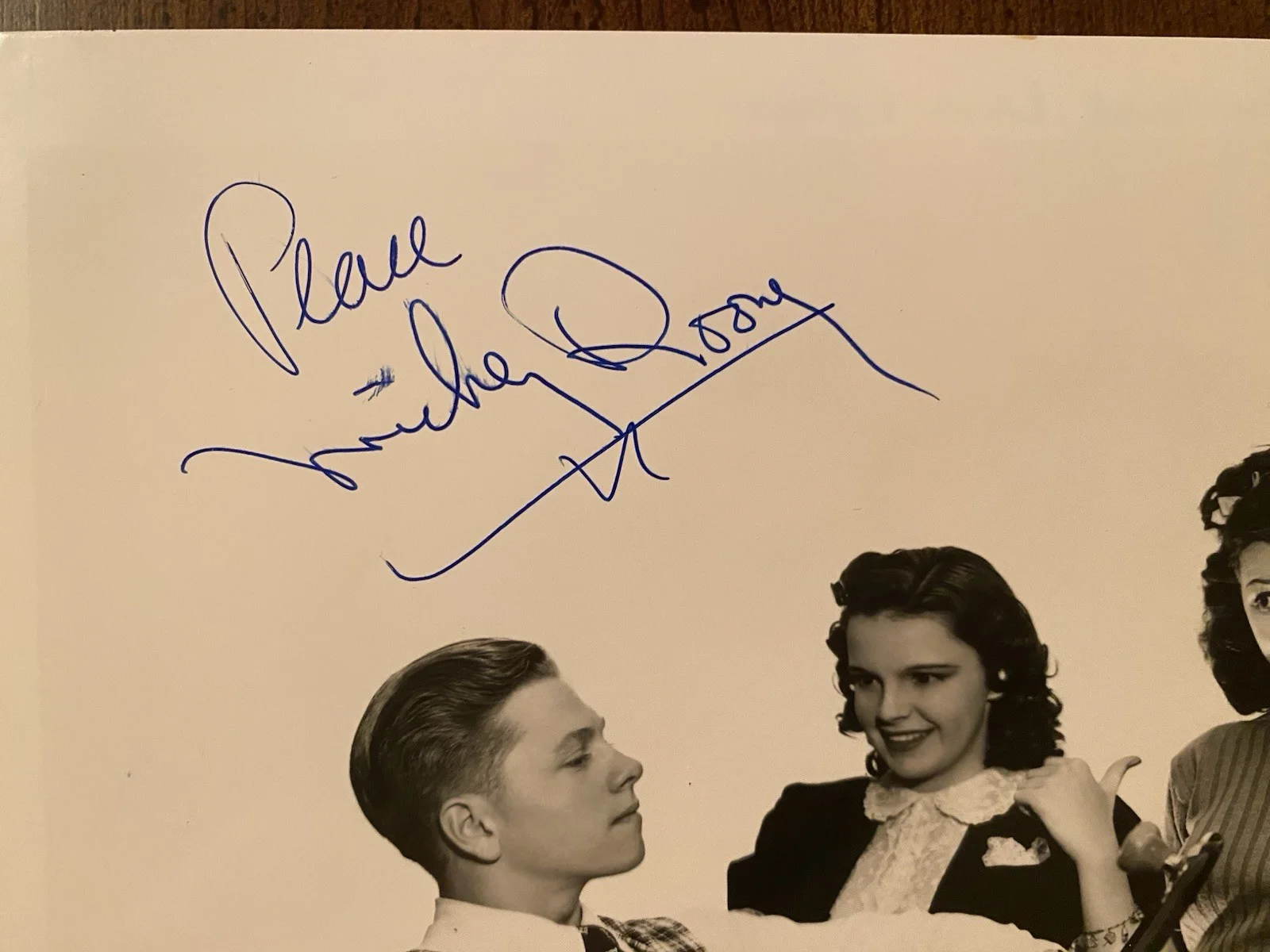 Mickey Rooney — Mickey Rooney Signed Autographed 10x8 Photo With COA Love Finds Andy Hardy RARE, изображение 2