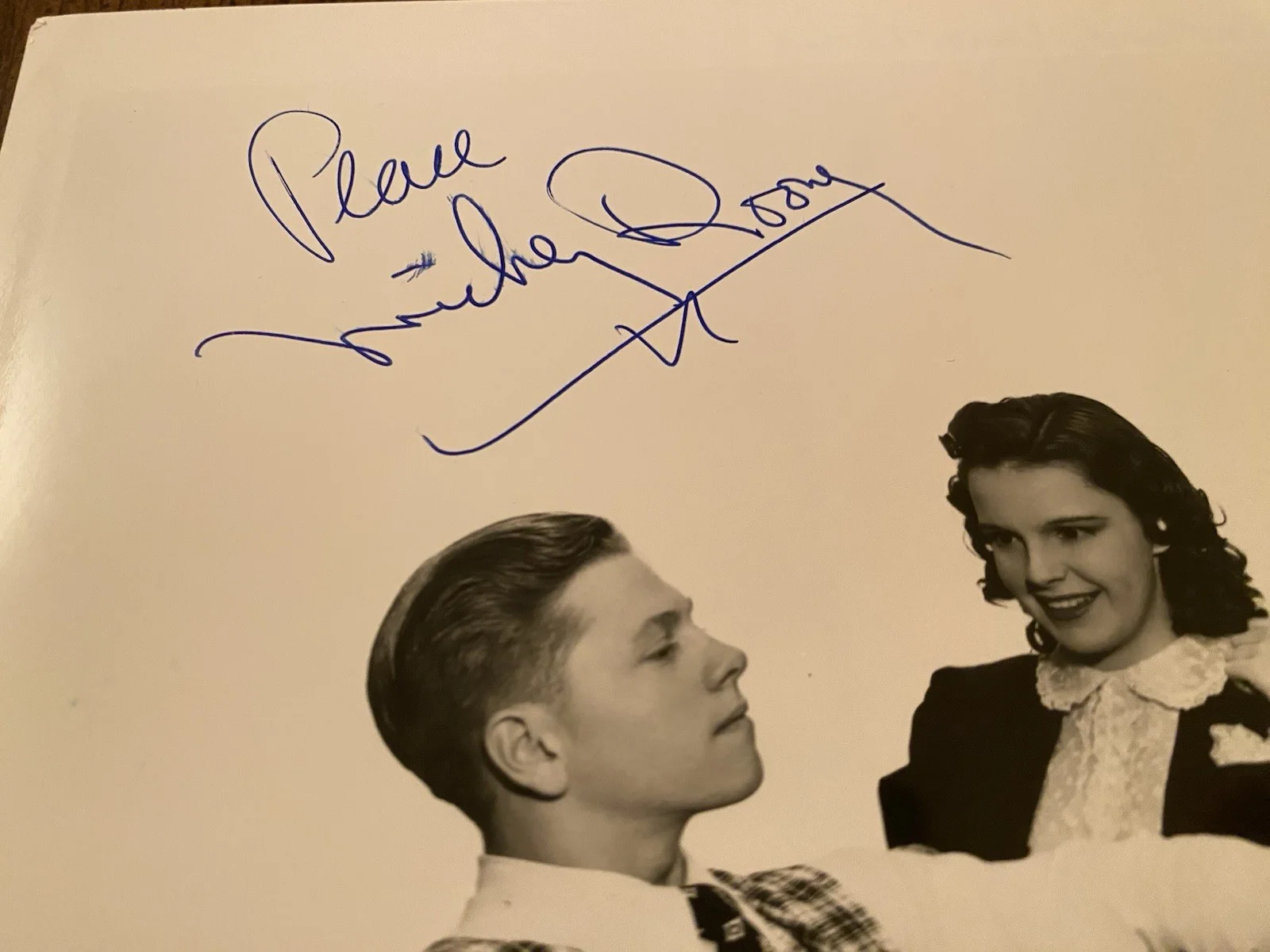 Mickey Rooney — Mickey Rooney Signed Autographed 10x8 Photo With COA Love Finds Andy Hardy RARE, изображение 3
