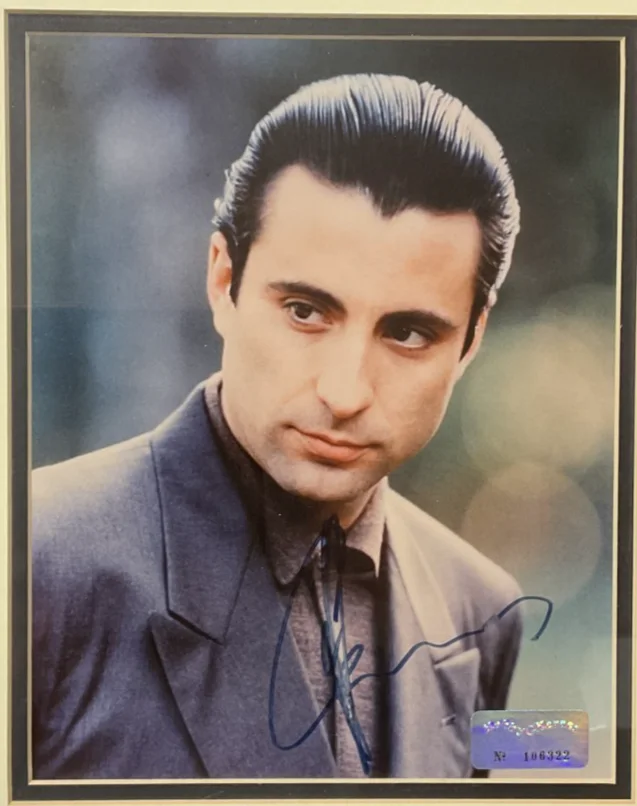 Andy Garcia autographed 8x10 Photo - The Godfather Part III - Framed with COA, изображение 3