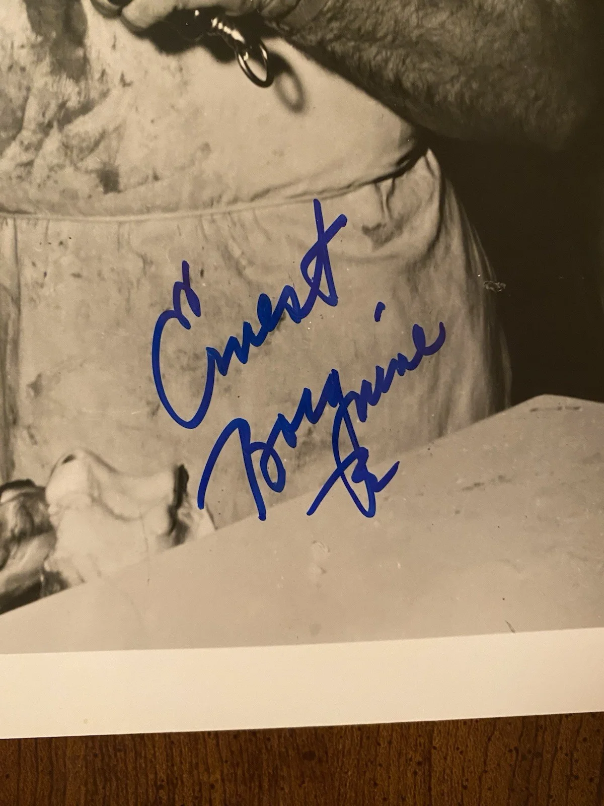 Ernest Borgnine — Ernest Borgnine Signed Autographed 8x10 Photo With COA Marty McHale’s Navy, изображение 2