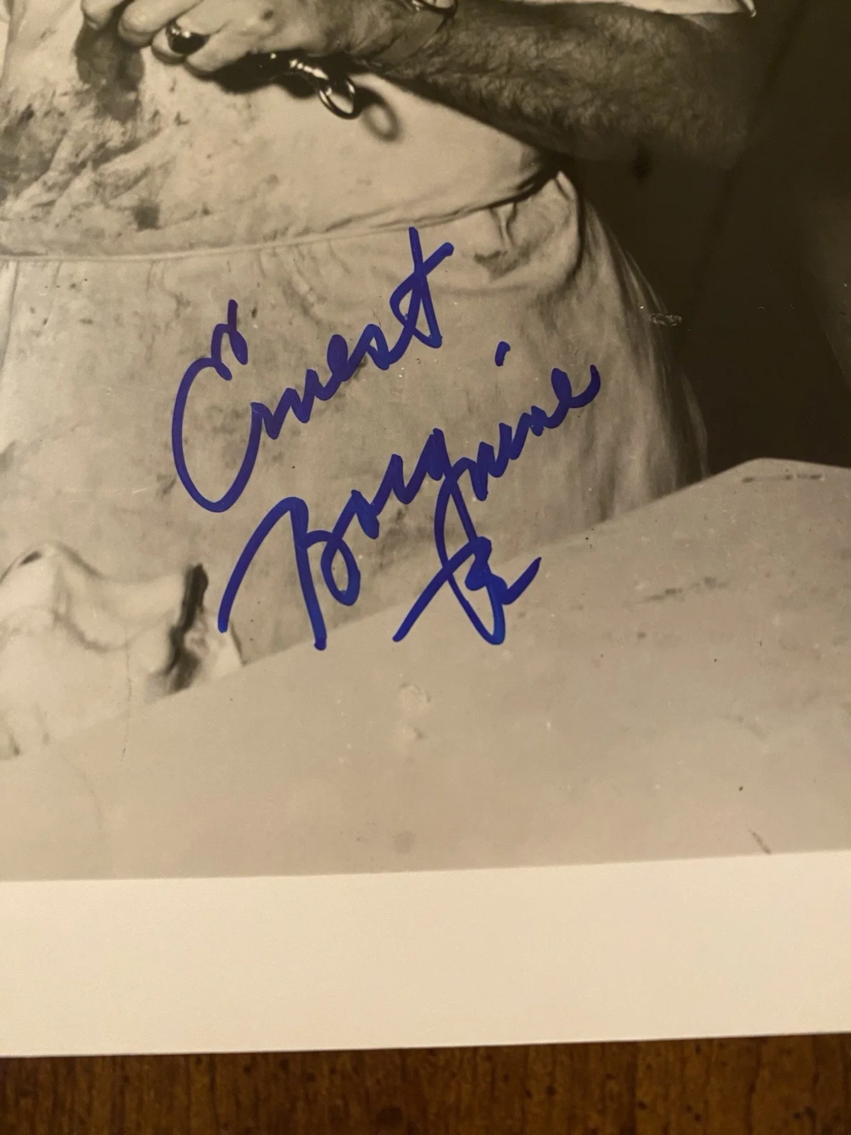 Ernest Borgnine — Ernest Borgnine Signed Autographed 8x10 Photo With COA Marty McHale’s Navy, изображение 3