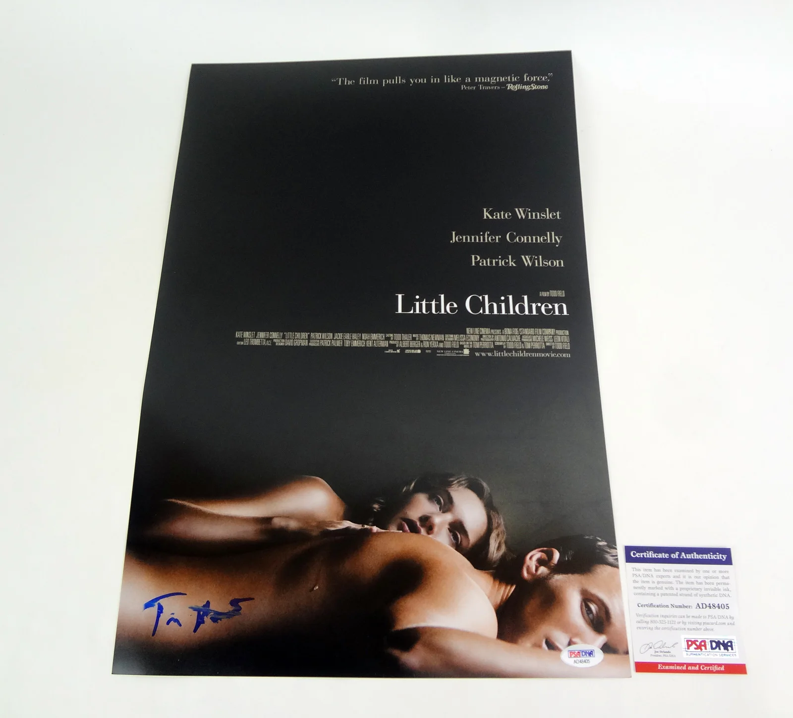 Tom Perrotta — Tom Perrotta Author Signed Autograph Little Children Movie Poster PSA/DNA COA