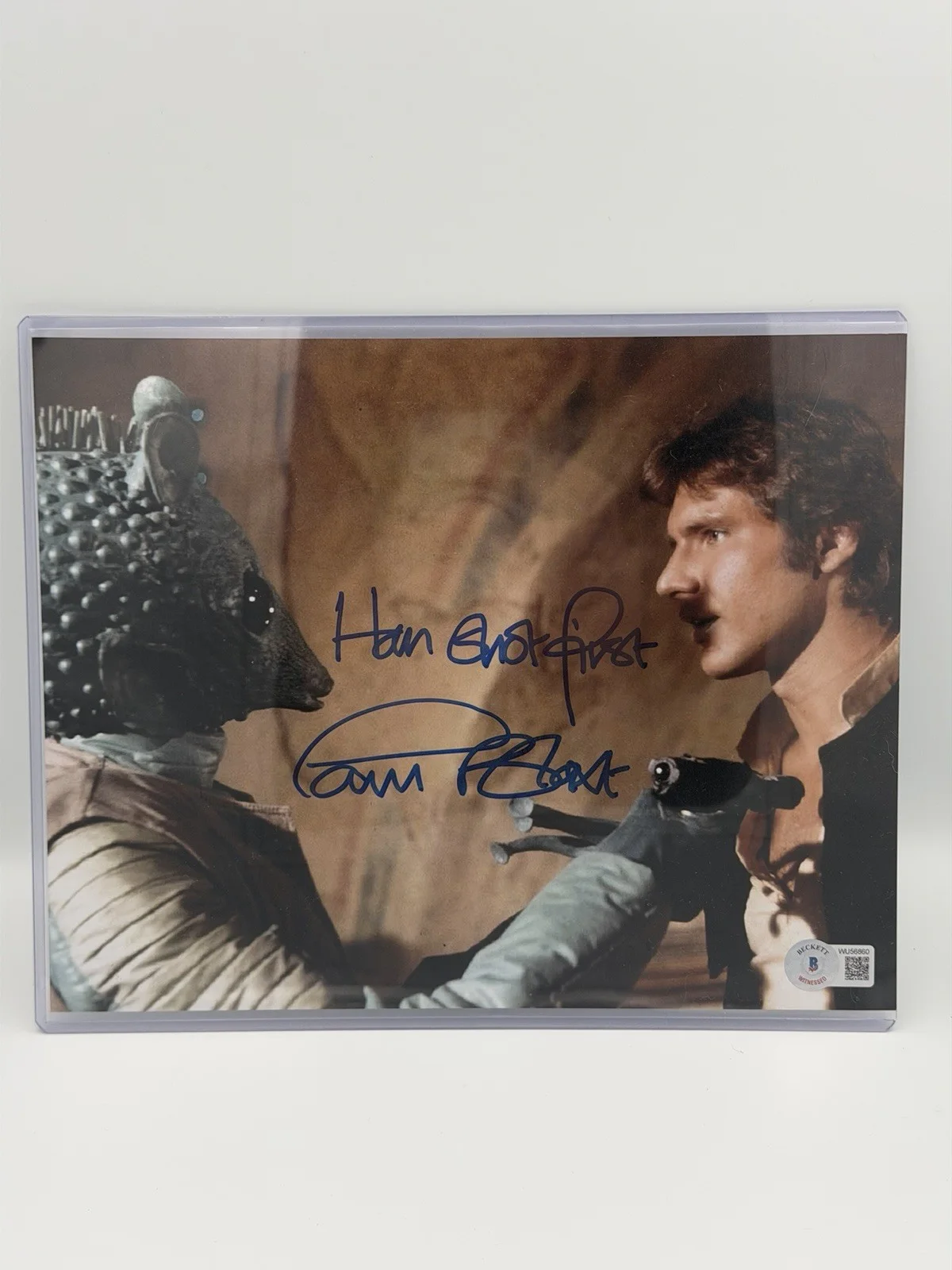 Paul Blake — Paul Blake Greedo Authentic Signed 8x10 Autographed Photo Beckett COA Star Wars