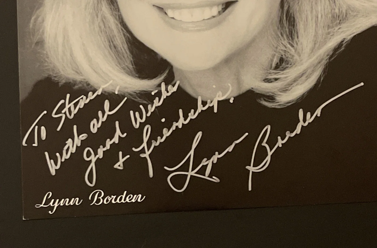 LYNN BORDEN of CSI: NY: Hand Signed Celebrity Photo 8 x 10” / KSK, изображение 2