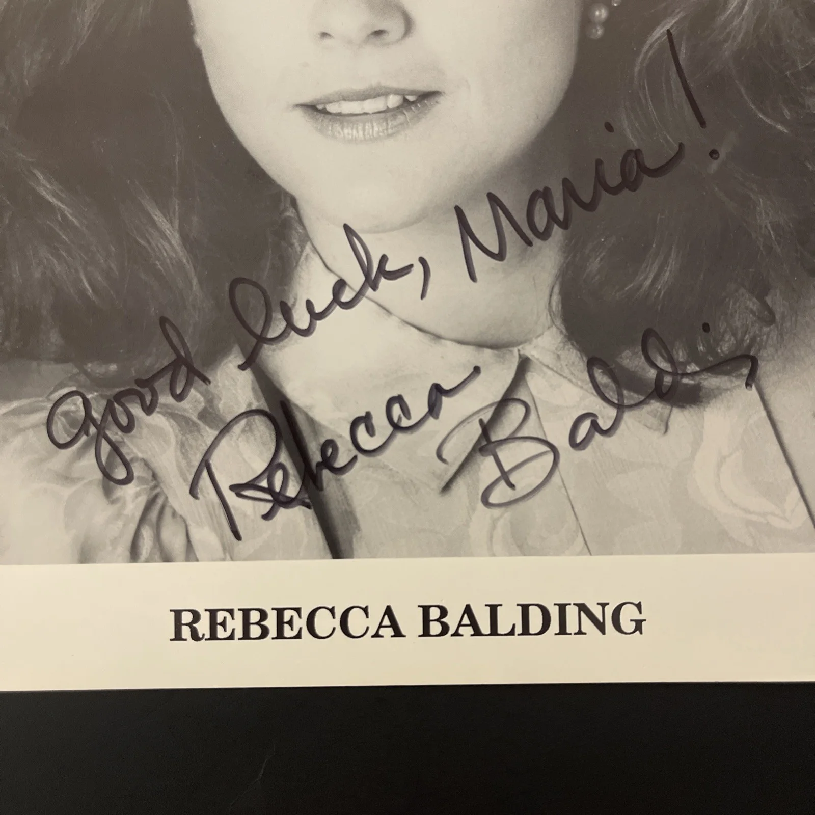 REBECCA BALDING Charmed: Hand Signed Celebrity Photo 8 x 10” / KSK, image 2