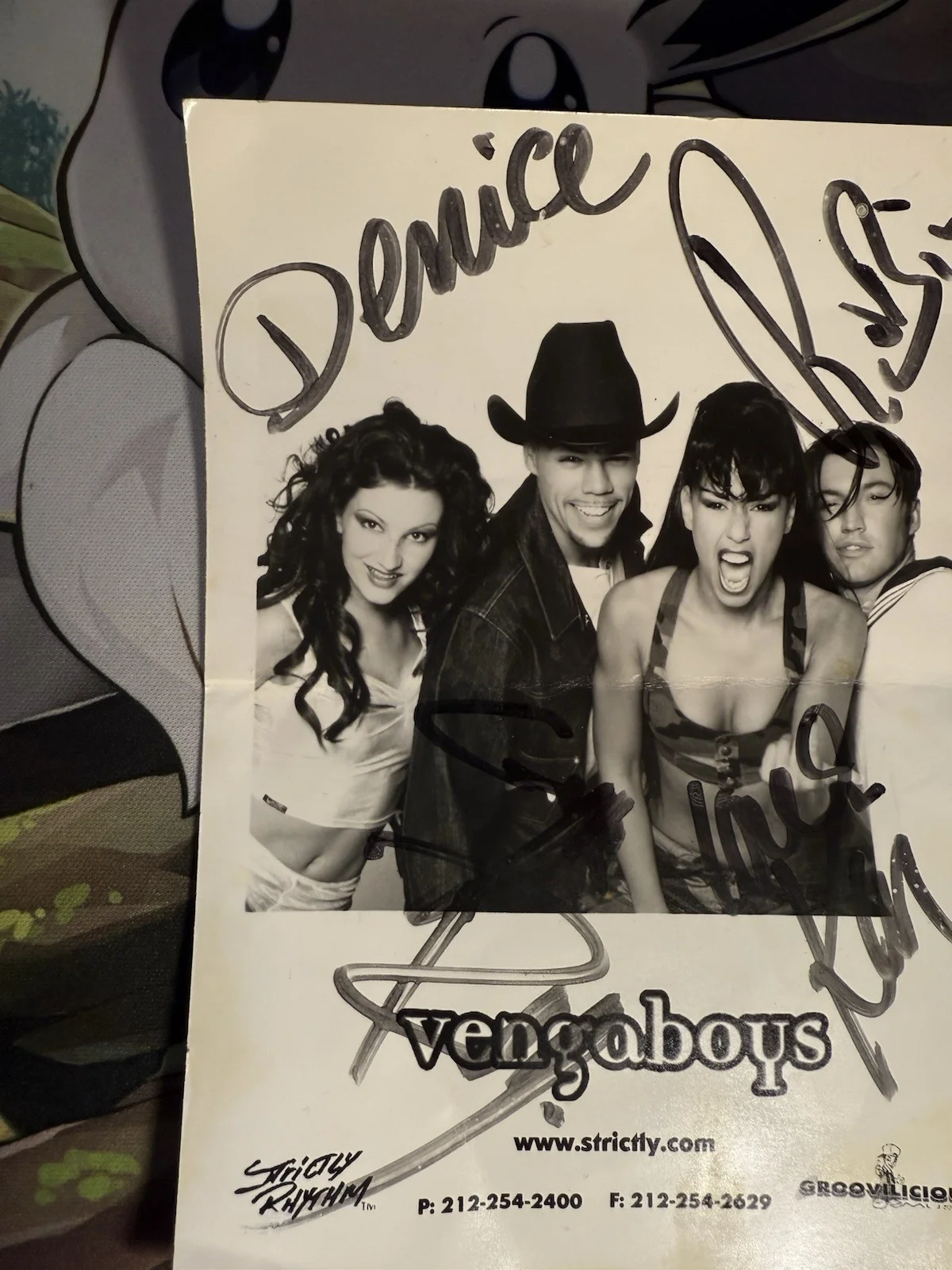 90's Club Eurodance- Vengaboys 4 Autographs 5x7 Strictly Rhythm 90's Promo Photo, изображение 4