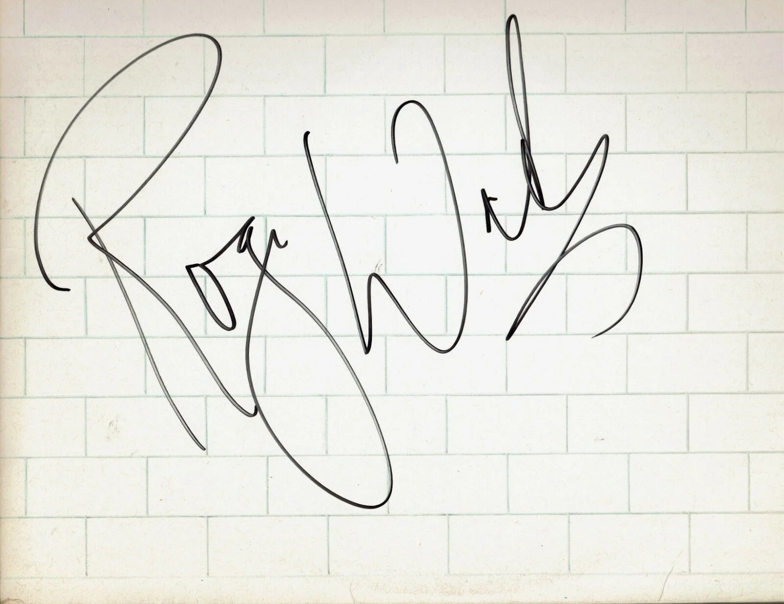 Pink Floyd The Wall Roger Waters Signed Vinyl PSA/DNA, image 2