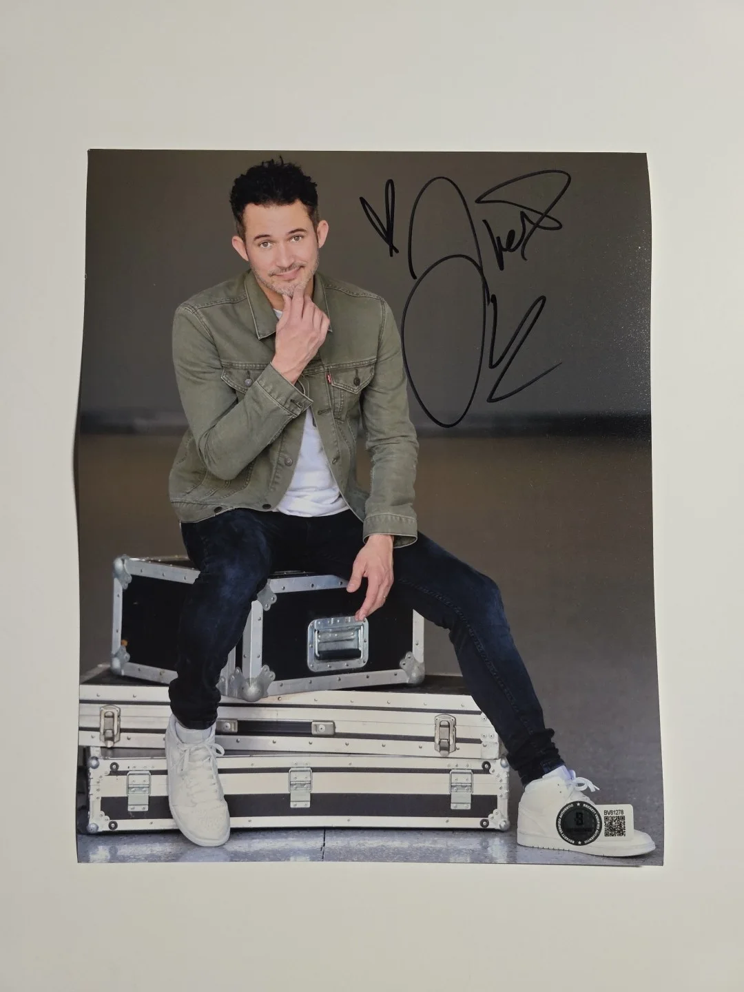 Justin Willman — Justin Willman "Magic for Humans" Signed 8x10 Photo Beckett BV81278