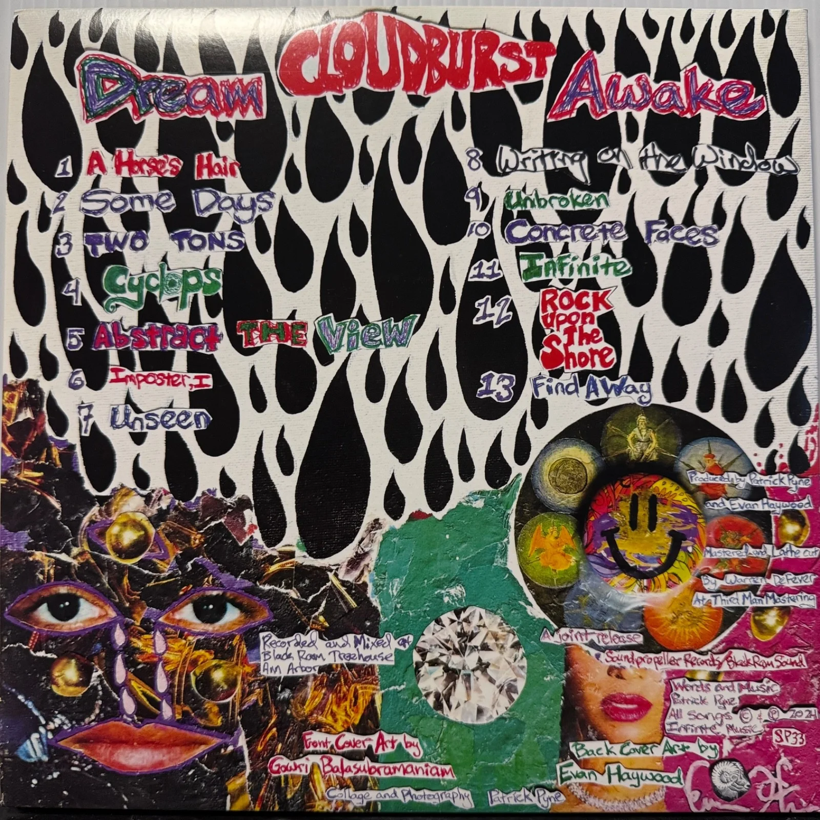 CLOUDBURST "Dream Awake" USA colored vinyl limited 1st edition AUTOGRAPHED NM/NM, изображение 4