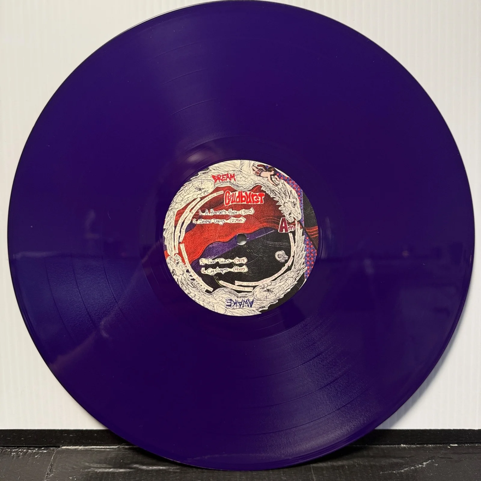 CLOUDBURST "Dream Awake" USA colored vinyl limited 1st edition AUTOGRAPHED NM/NM, изображение 5