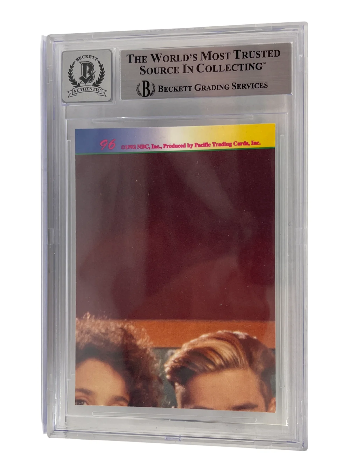Mark-Paul Gosselaar — Mark-Paul Gosselaar Signed Saved by the Bell 1992 Pacific Card #96 Beckett 10, изображение 3