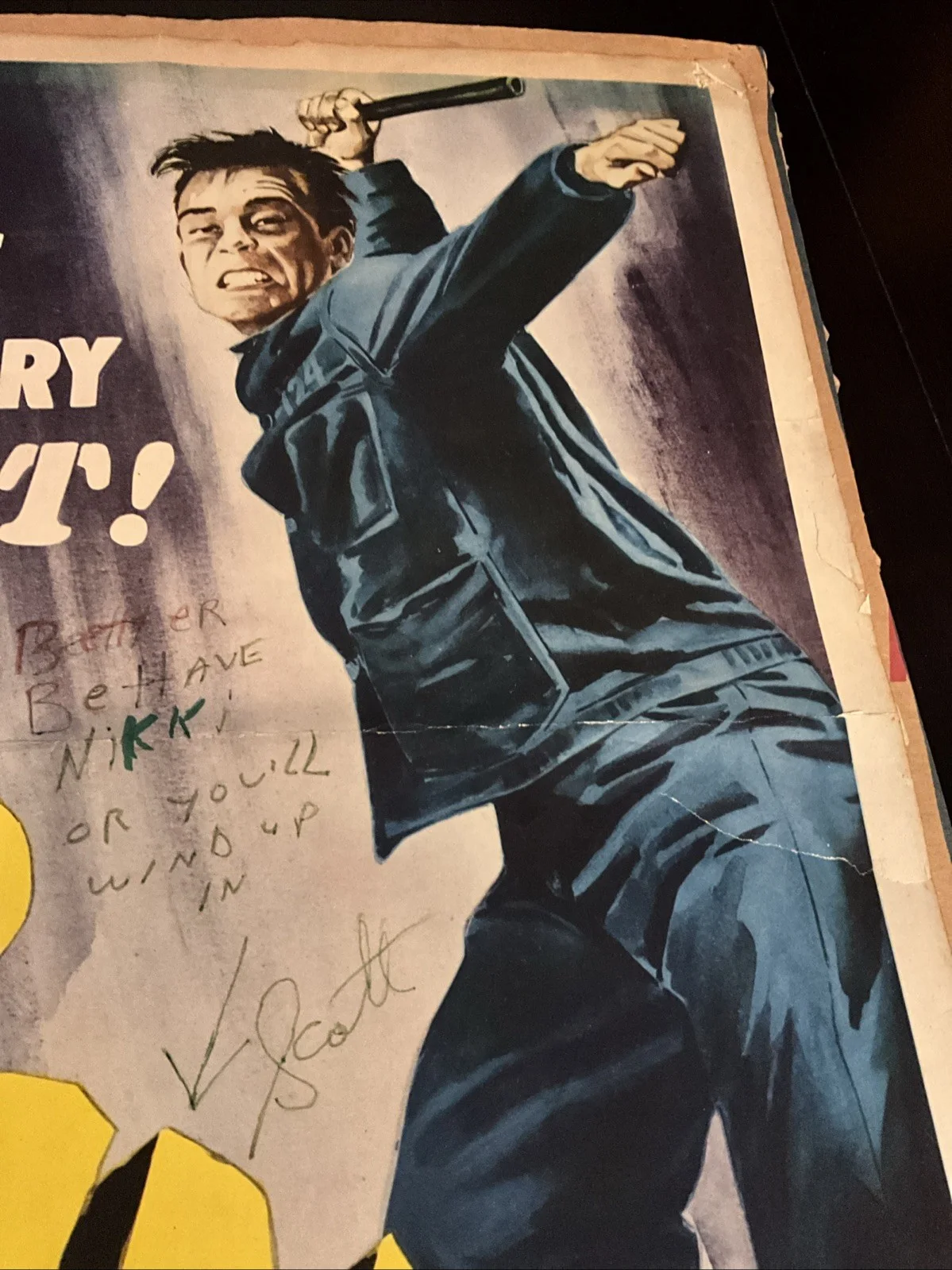 Scott Brady — Canon City Original 36”x 14” Poster Signed, image 3