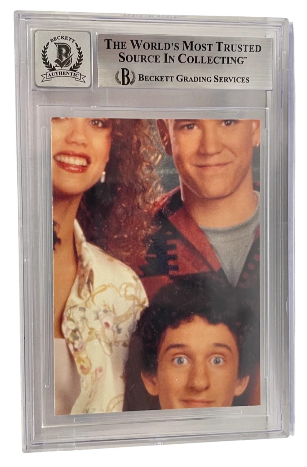 Mark-Paul Gosselaar — Mark-Paul Gosselaar Signed Saved by the Bell 1992 Pacific Card #97 Beckett 10, изображение 3