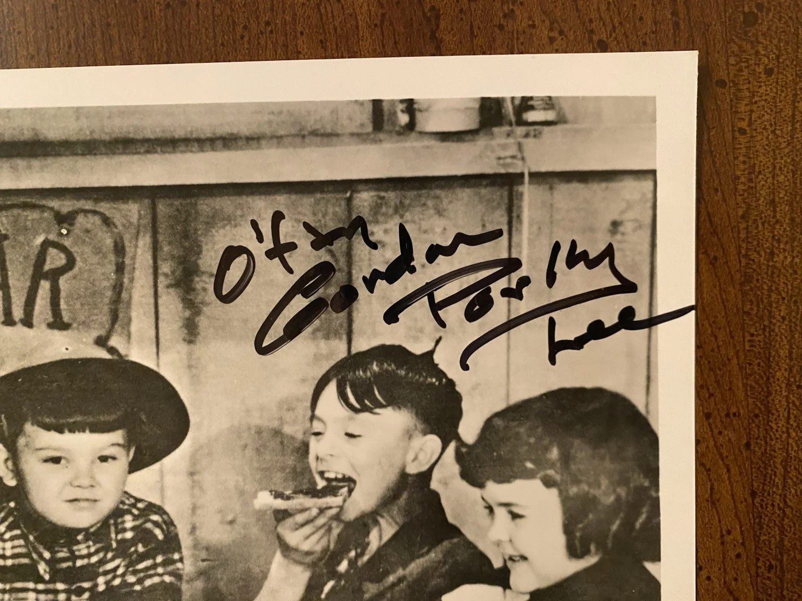 Gordon Porky Lee — Gordon Porky Lee Signed Autographed Photo With COA Our Gang The Little Rascals, изображение 2