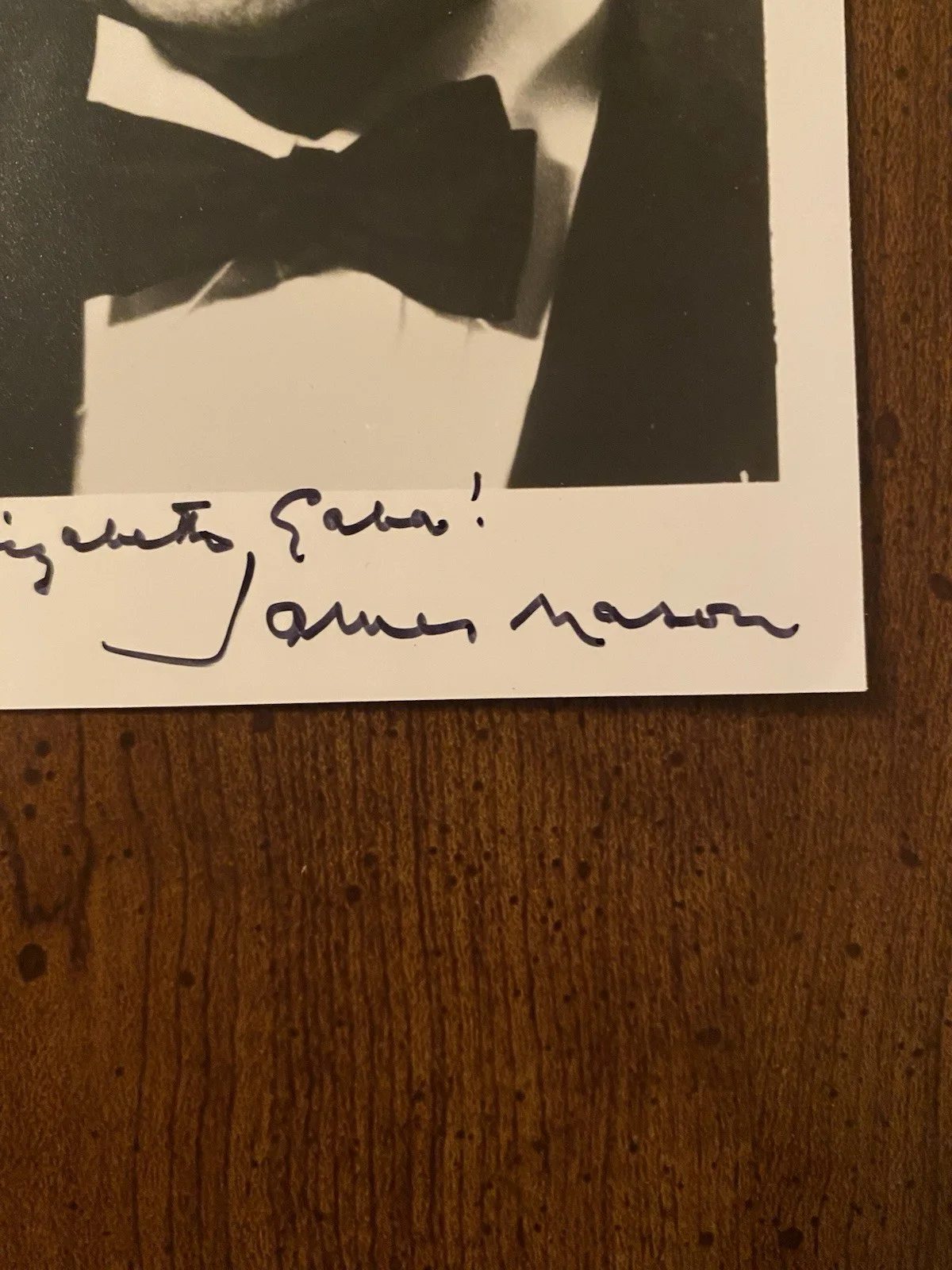 James Mason — James Mason Signed Autographed Photo With COA Lolita The Verdict Heaven Can Wait, изображение 2