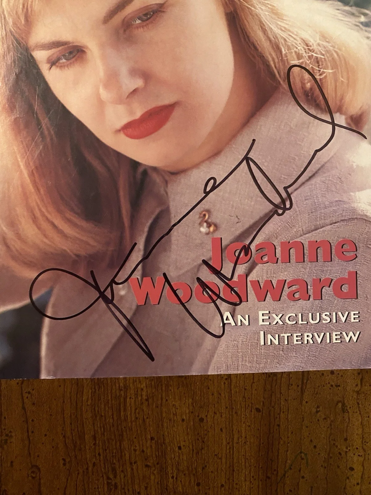 Joanne Woodward — Joanne Woodward Signed Autographed AMC Magazine With COA Long Hot Summer, image 2