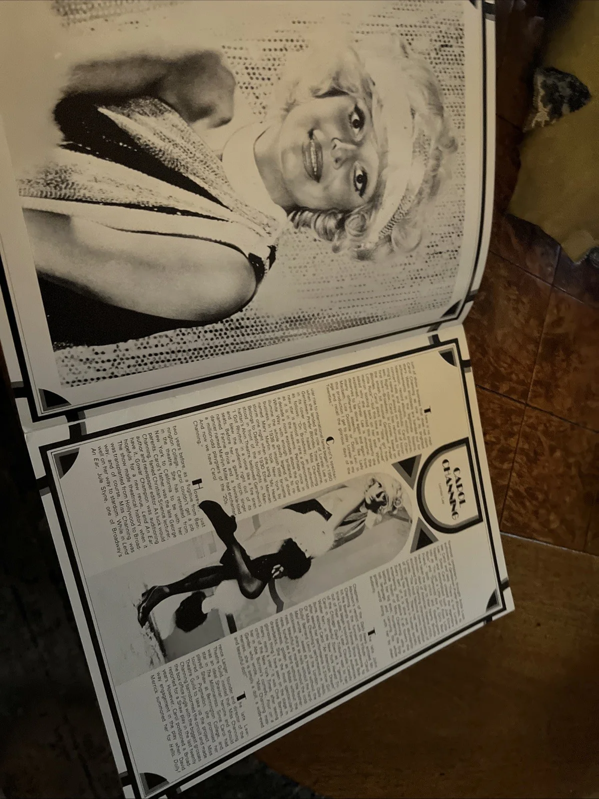 Vintage 1970s: Lorelei (Carol Channing) SOUVENIR PROGRAM By HIRSCHFELD, image 4