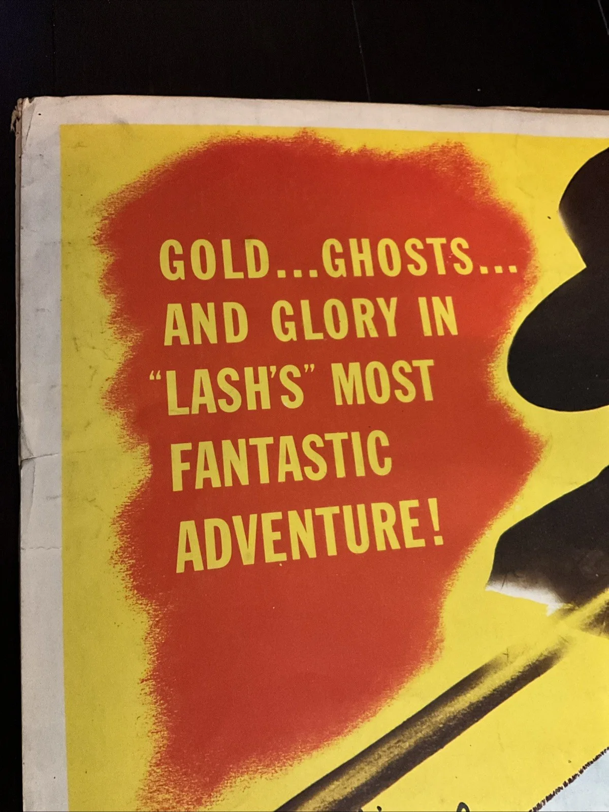Lash La Rue, Jennifer Holt, Terry Frost — Ghost Town Renegades Original 36”x 14” Poster Signed 3x Theatre Advertising Co., изображение 2