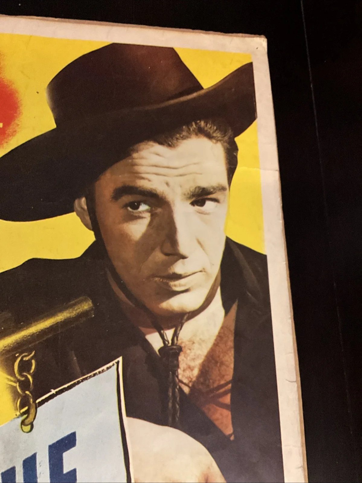 Lash La Rue, Jennifer Holt, Terry Frost — Ghost Town Renegades Original 36”x 14” Poster Signed 3x Theatre Advertising Co., изображение 3