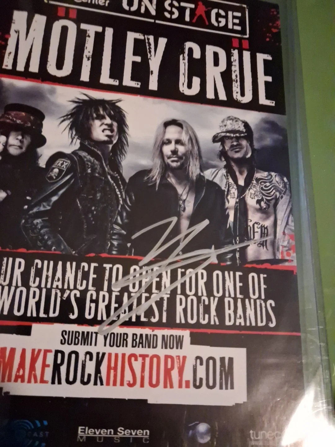 Vince Neil Signed Auto Motley Crue Photo No Coa, изображение 2