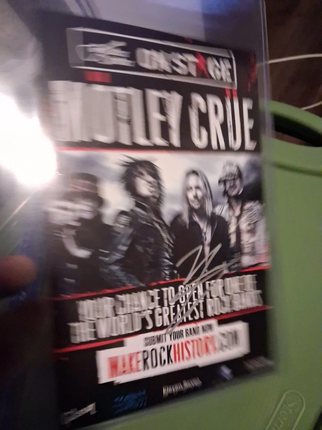 Vince Neil Signed Auto Motley Crue Photo No Coa, изображение 4