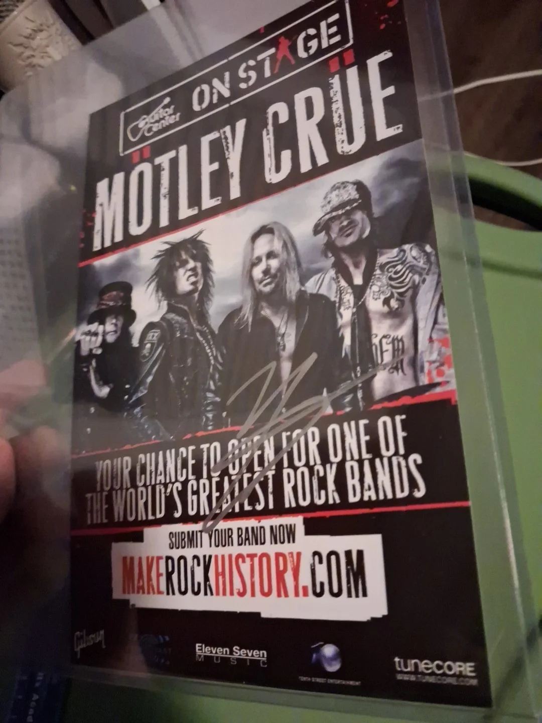 Vince Neil Signed Auto Motley Crue Photo No Coa, изображение 5