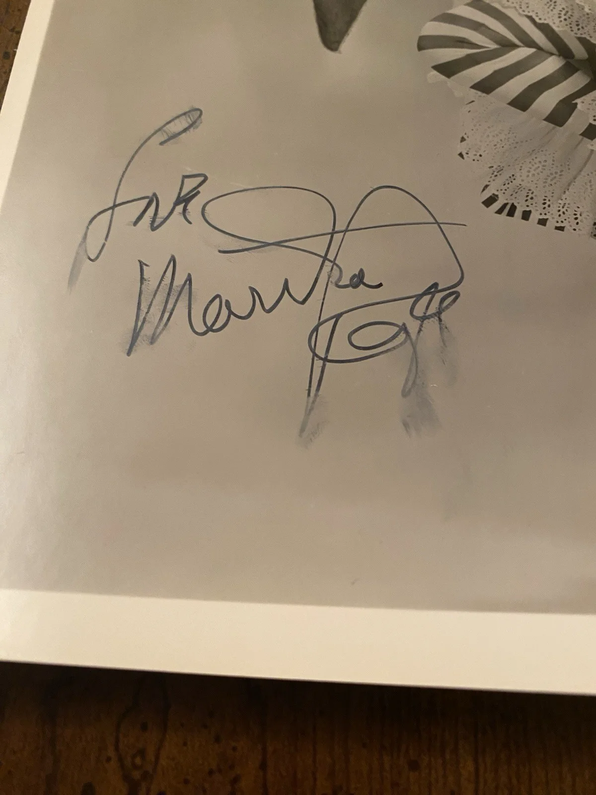 Martha Raye — Martha Raye Signed Autographed 8x10 Photo With COA Billy Rose Jumbo, image 3