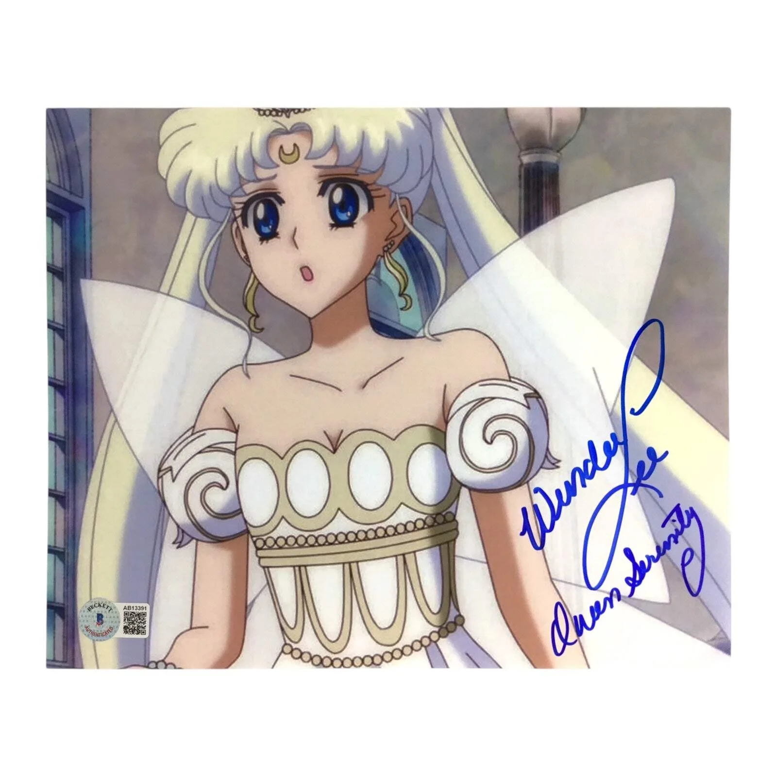 Wendee Lee — Wendee Lee Signed 8x10 Sailor Moon Queen Serenity Photo (Beckett Certified)