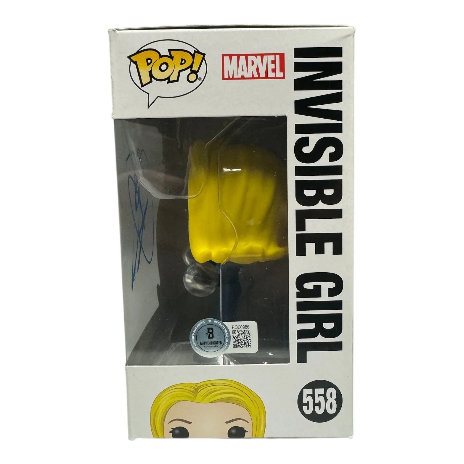 JESSICA ALBA — JESSICA ALBA SIGNED AUTOGRAPH FUNKO POP 558 FANTASTIC FOUR BECKETT BAS, изображение 2