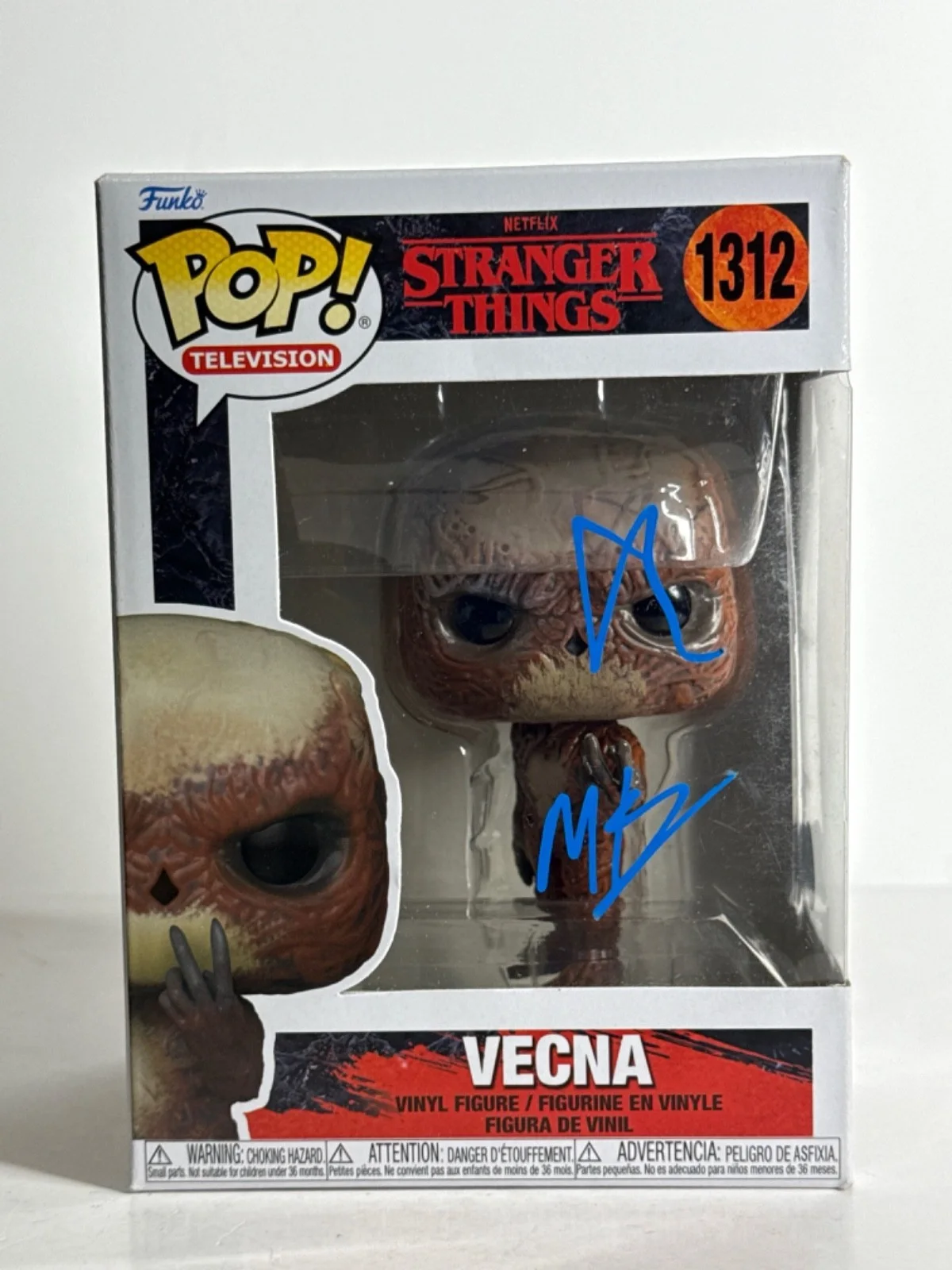 Matt & Ross — Matt & Ross The Duffer Brothers Stranger Things Vecna Funko #1312 BAS
