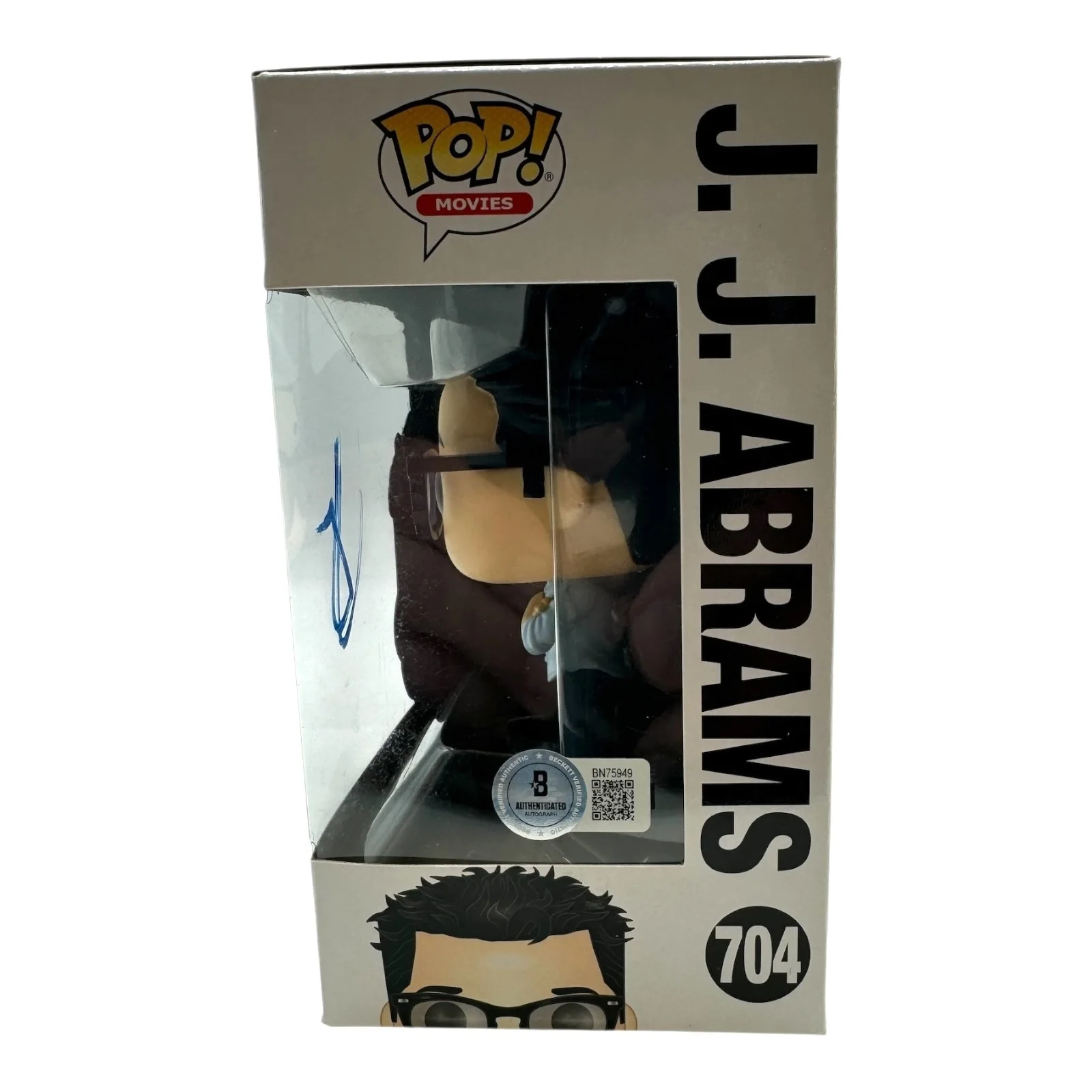 JJ ABRAMS — JJ ABRAMS Signed Autographed Funko POP 704 BECKETT BAS STAR WARS, image 2