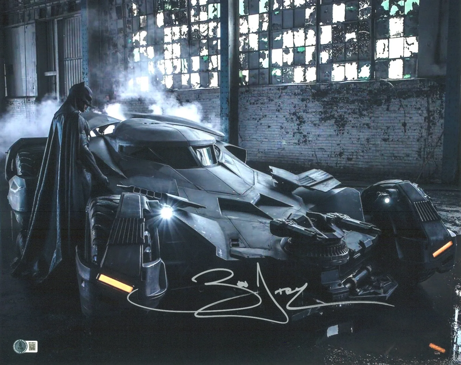 BEN AFFLECK — BEN AFFLECK JUSTICE LEAGUE SIGNED AUTOGRAPH 16X20 PHOTO BECKETT BAS DC BATMAN