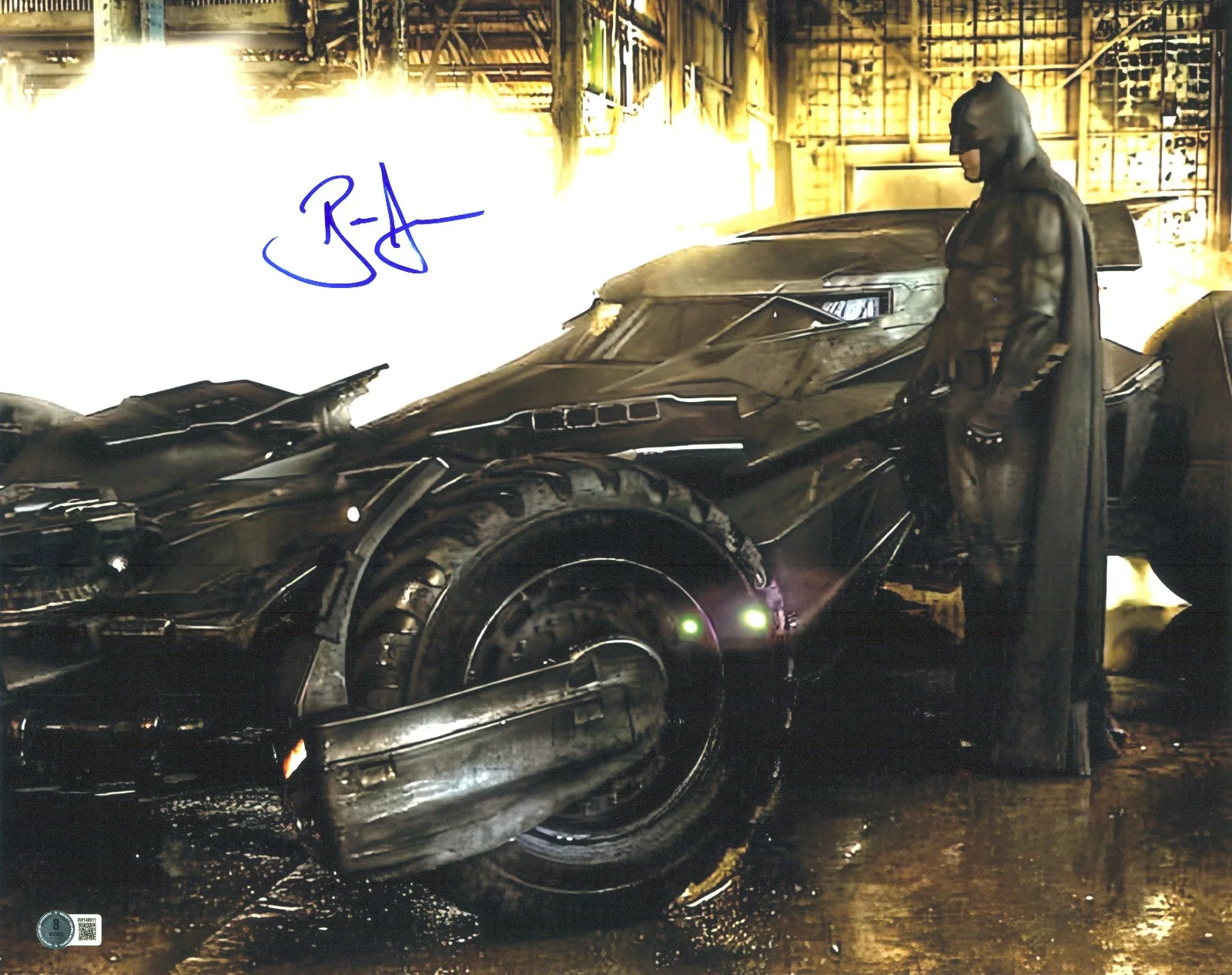 BEN AFFLECK — BEN AFFLECK JUSTICE LEAGUE SIGNED AUTOGRAPH 16X20 PHOTO BECKETT BAS DC BATMAN