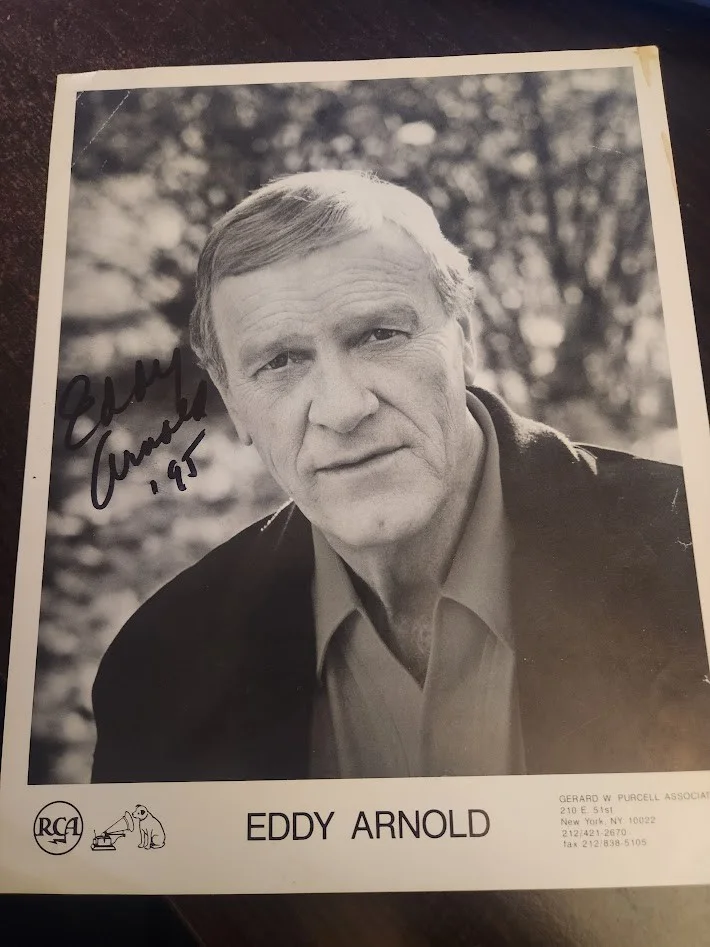 Eddy Arnold — Eddy Arnold "The Tennessee Plowboy" Singer AUTOGRAPH Signed 8x10 Photo