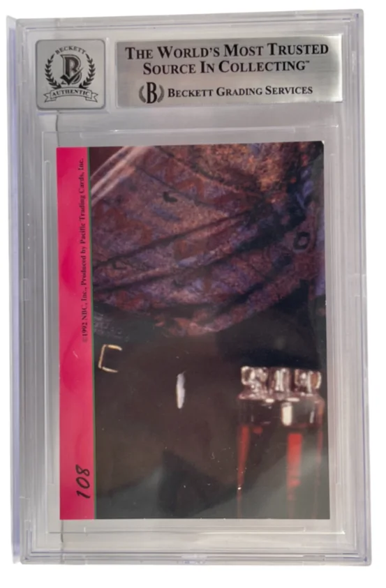 Mark-Paul Gosselaar — Mark-Paul Gosselaar Signed Saved by the Bell 1992 Pacific Card #108 Beckett 10, изображение 3