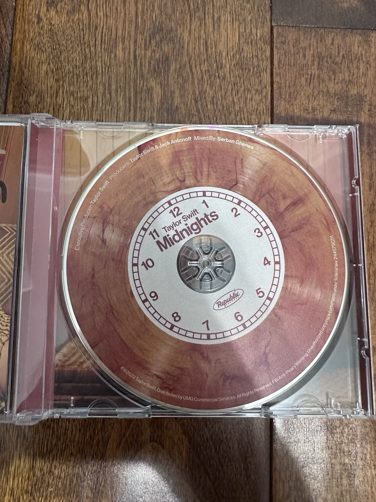 TAYLOR SWIFT SIGNED MIDNIGHTS BLOOD MOON EDITION CD ALBUM INSERT RED 1989, изображение 4