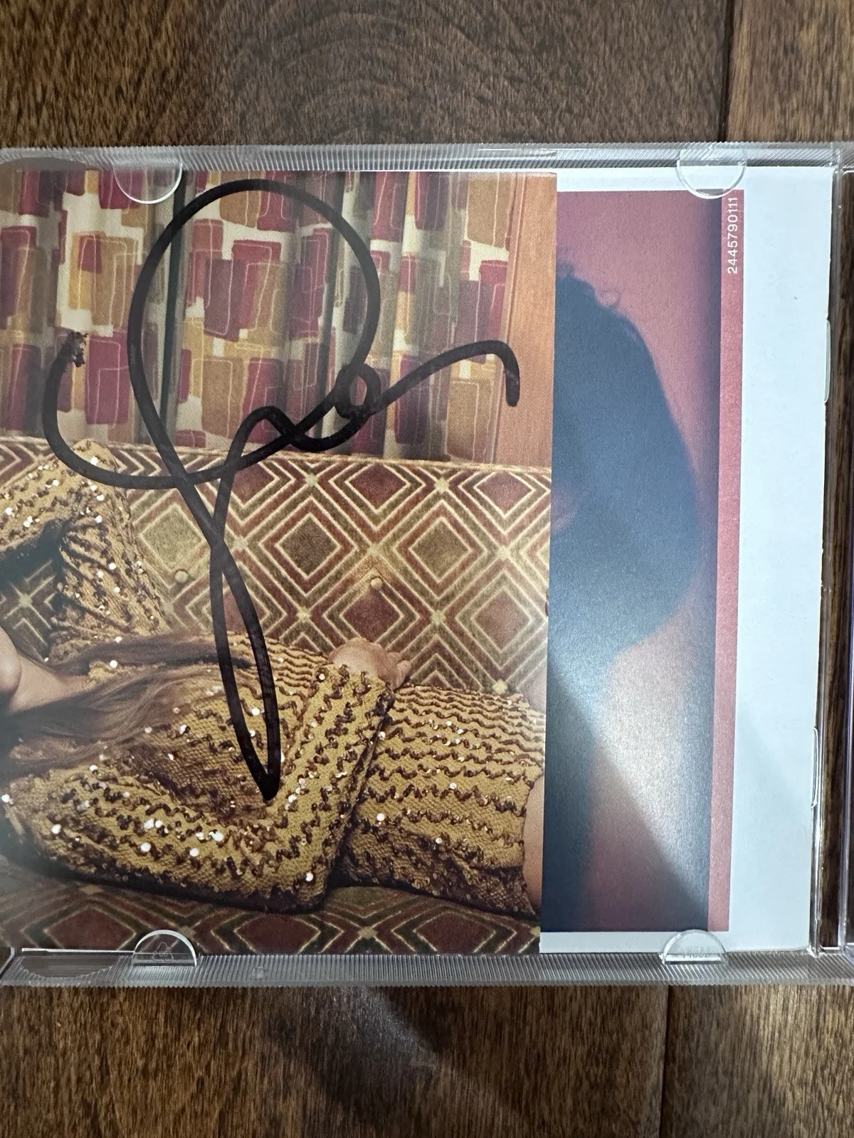 TAYLOR SWIFT SIGNED MIDNIGHTS BLOOD MOON EDITION CD ALBUM INSERT RED 1989, изображение 5