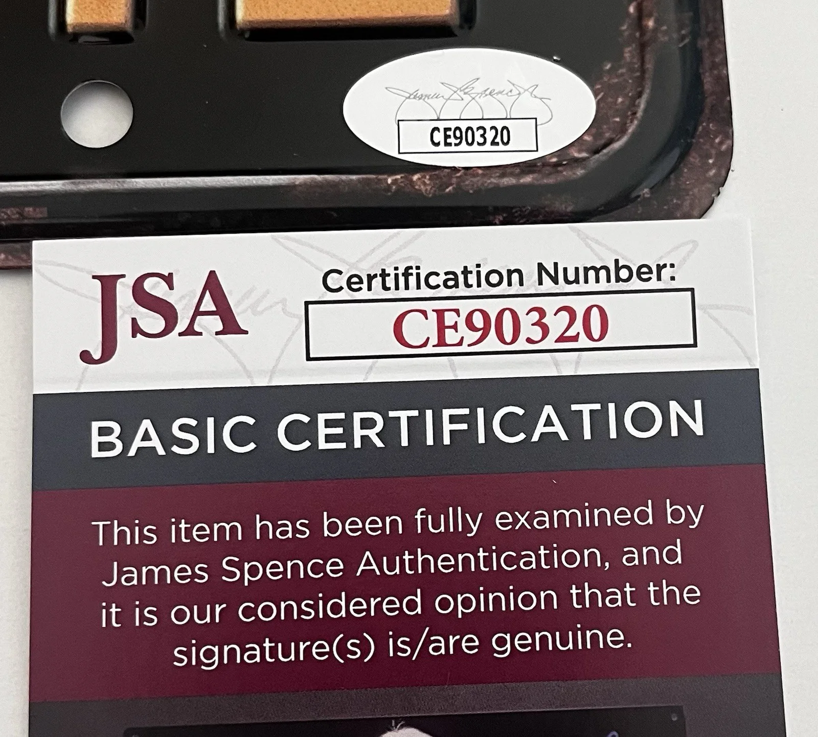 ERIC WILSON SIGNED SUBLIME BAND LICENSE PLATE SANTERIA WHAT I GOT JSA COA, изображение 3