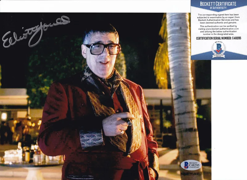 Elliott Gould — Elliott Gould Oceans MASH Signed Autograph 8x10 Photo Beckett BAS COA #2