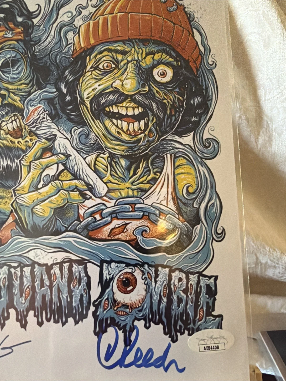 Cheech, Chong — Cheech Marin & Tommy Chong Signed "Marijuana Zombie" 8x10 Photo (JSA Certified!), image 4