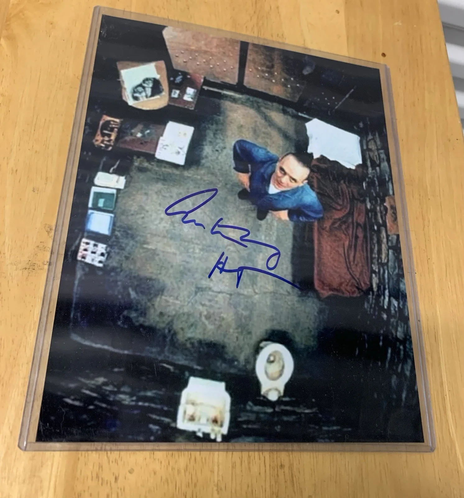 Anthony Hopkins — Vintage Anthony Hopkins Silence of the Lambs Signed Photo COA 8x10 rare above, изображение 2