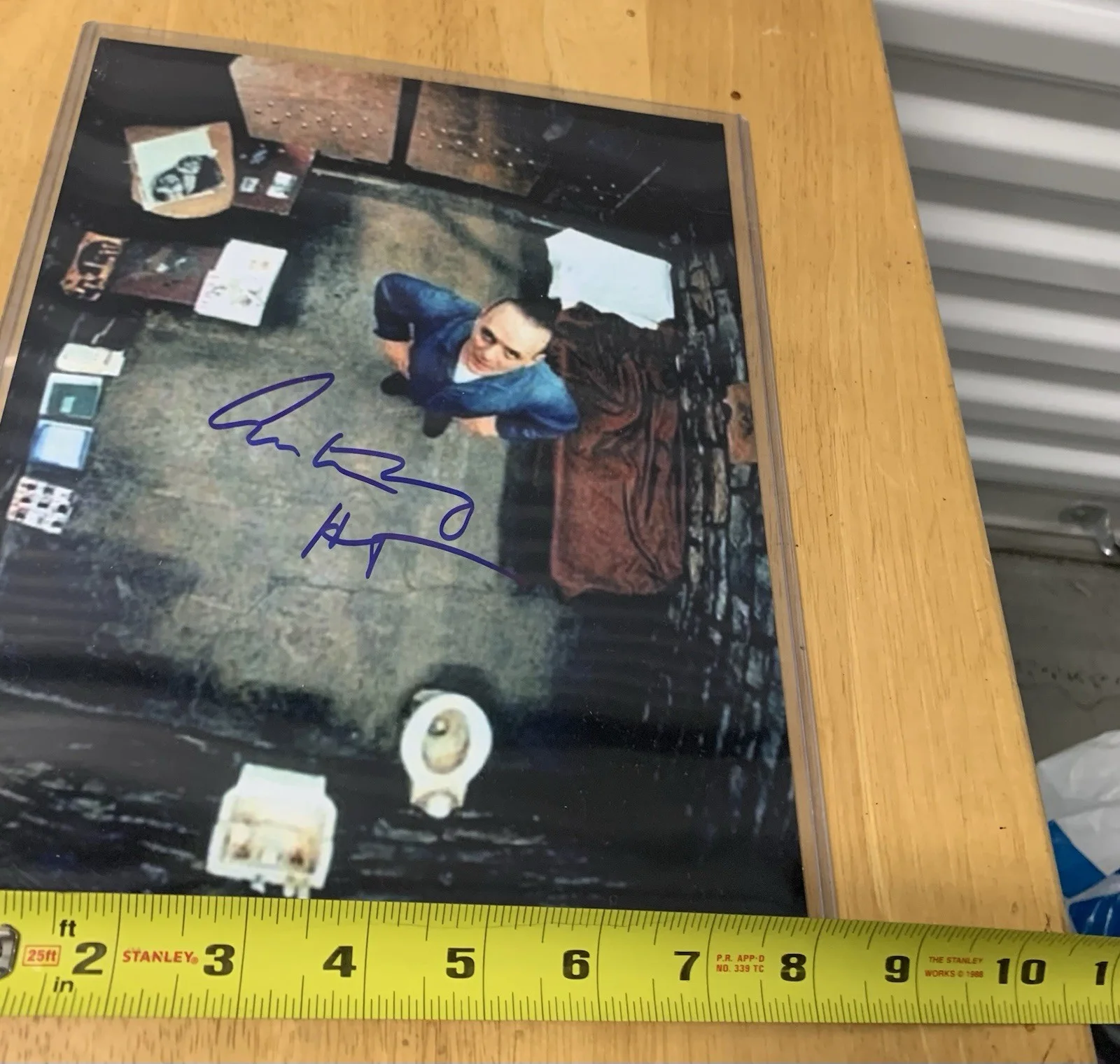 Anthony Hopkins — Vintage Anthony Hopkins Silence of the Lambs Signed Photo COA 8x10 rare above, изображение 3