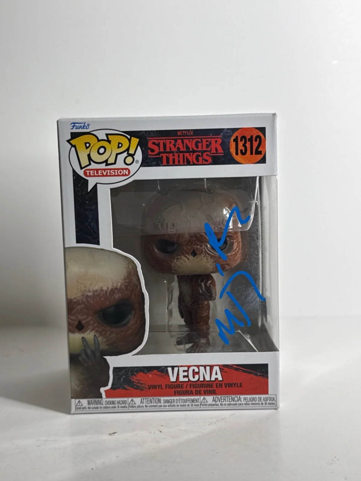 Matt & Ross The Duffer Brothers — Matt & Ross The Duffer Brothers Stranger Things Vecna Funko #1312 BAS