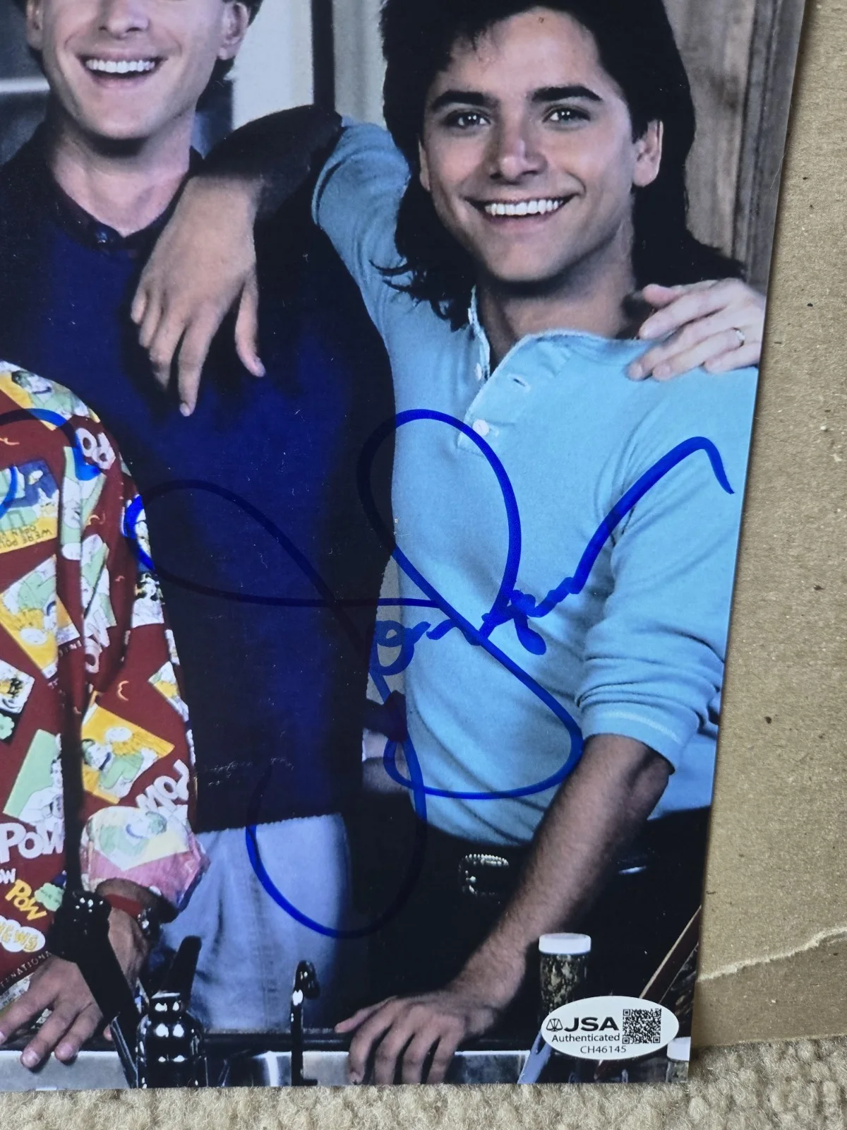 Dave Coulier — John Stamos & Dave Coulier DUAL SIGNED Full House 8x10 Photo! JSA COA, image 2