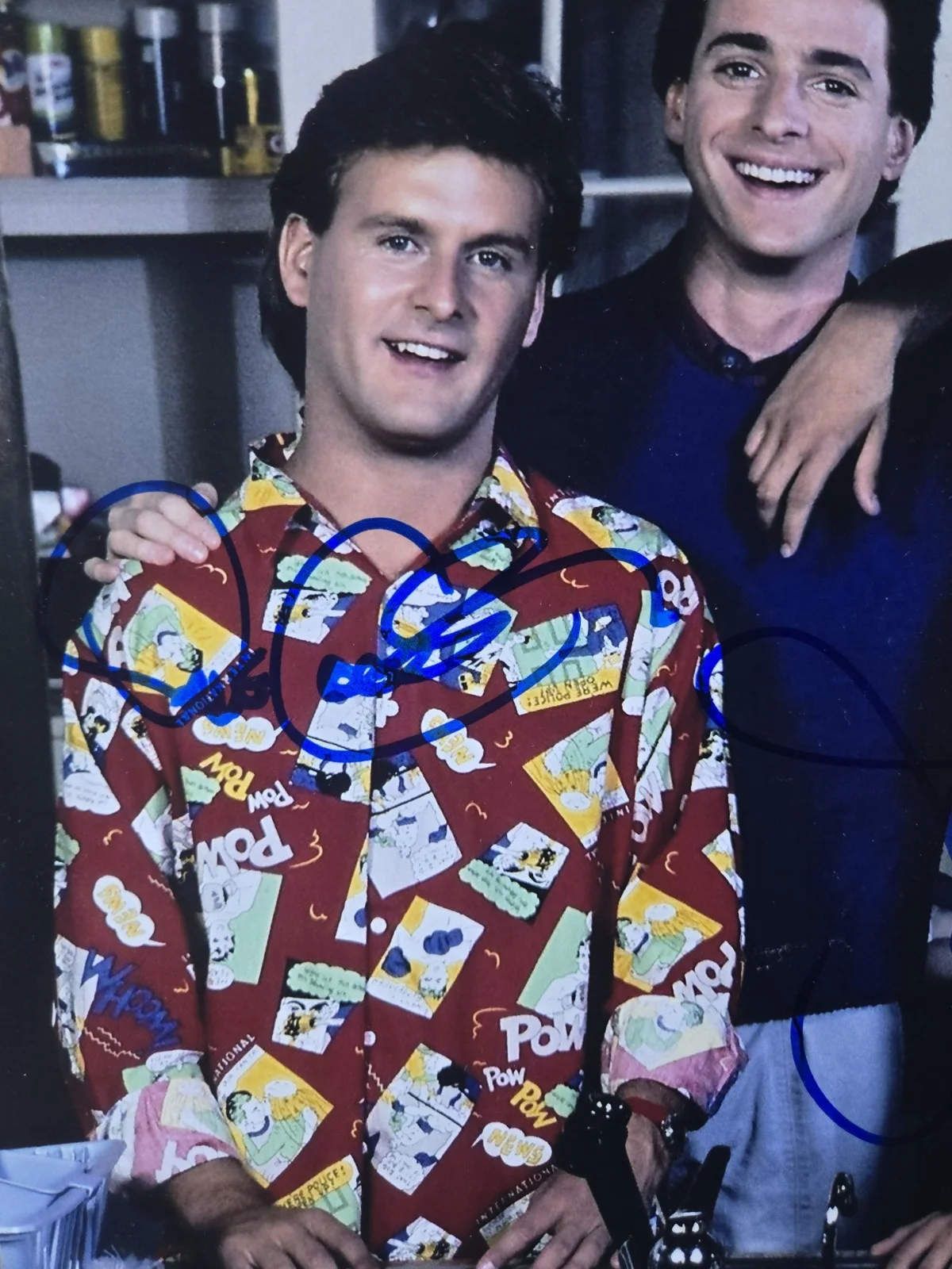 Dave Coulier — John Stamos & Dave Coulier DUAL SIGNED Full House 8x10 Photo! JSA COA, image 3