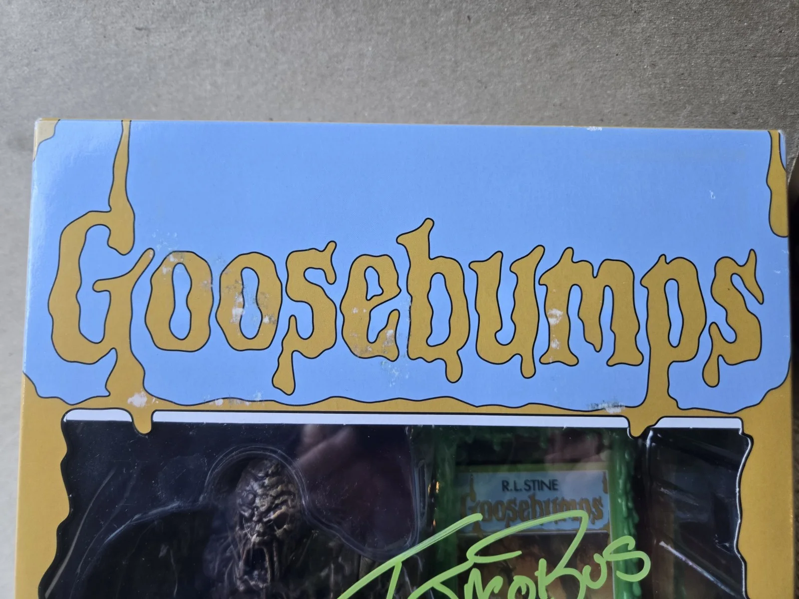 TIM JACOBUS — Tim Jacobus SIGNED Goosebumps Trick or Treat Studios Figure #2! SKETCH! JSA COA, изображение 4
