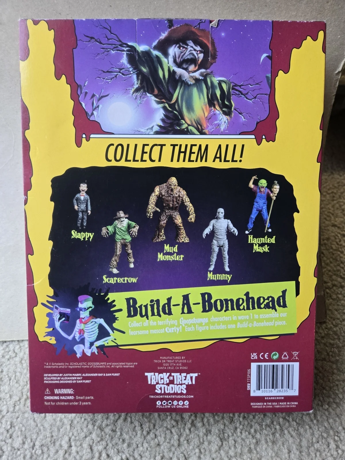 TIM JACOBUS — Tim Jacobus SIGNED Goosebumps Trick or Treat Studios Figure! SKETCH! JSA COA, image 4